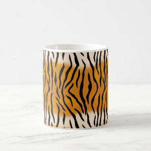 Stripe Tiger Mönster Kaffemugg