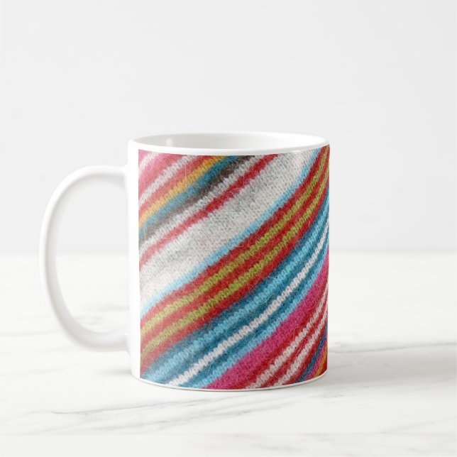 Stripe-ull: mysigt, snyggt kaffemugg (Vänster)