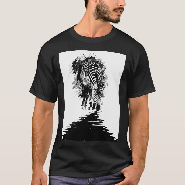 Stripe Uppgifter T Shirt (Framsida)