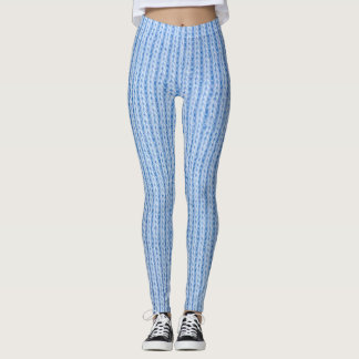 Stripe-väv struktur, äkta trasa. leggings