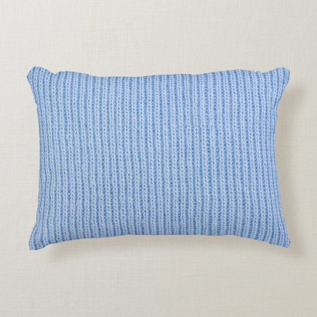 Stripe-väv struktur, äkta trasa. prydnadskudde (Framsidan)