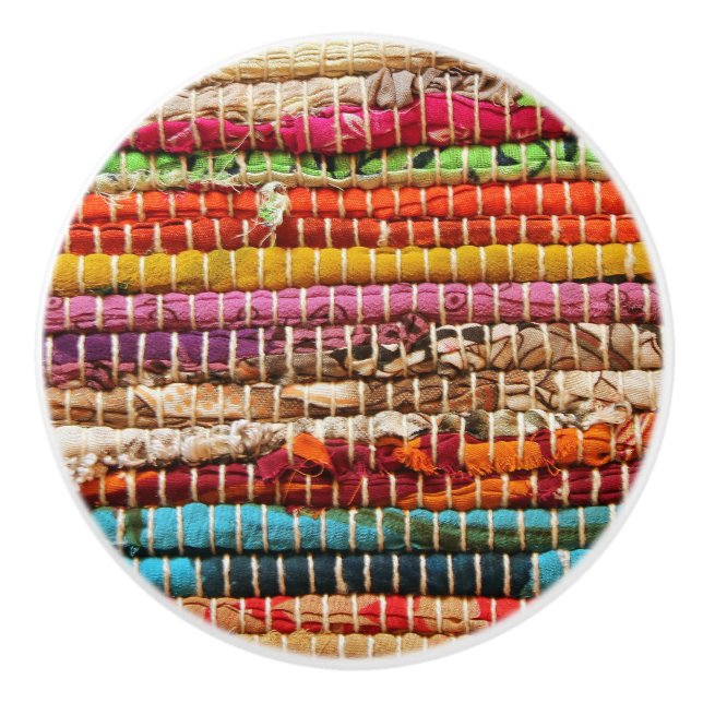 Stripe Vävda band vävda naturligt Knopp (Framsidan)