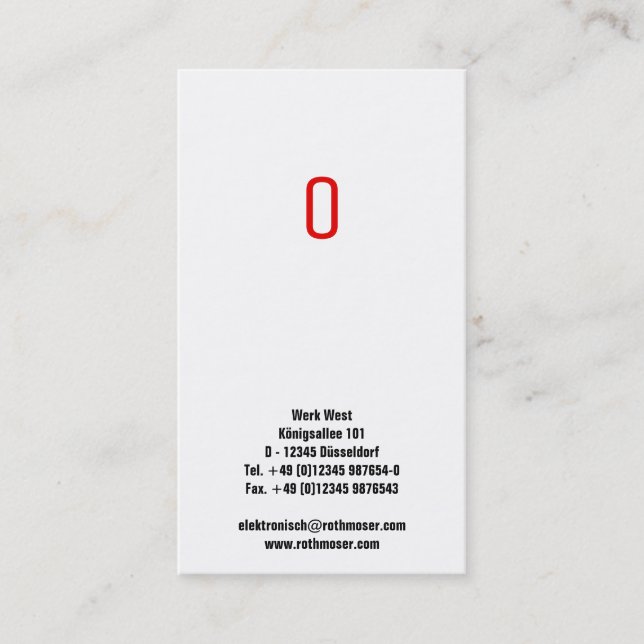 Stripe Visitkort (Framsida)