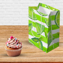 Stripe Watercolor Lime