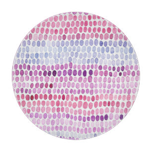 Stripe Watercolor: Rosa Grått Polka
