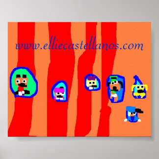 stripe, www.elliecastellanos.com - Anpassad Poster