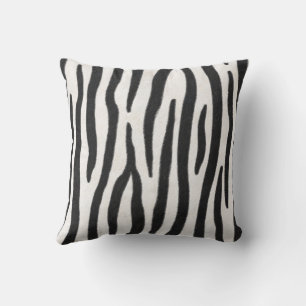 Stripe.Zebra Päls Realistic Exotic Animal Print Kudde