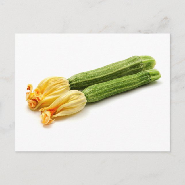 Stripe zucchini vykort (Framsida)