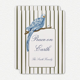 Striped Christmas Card Julkort