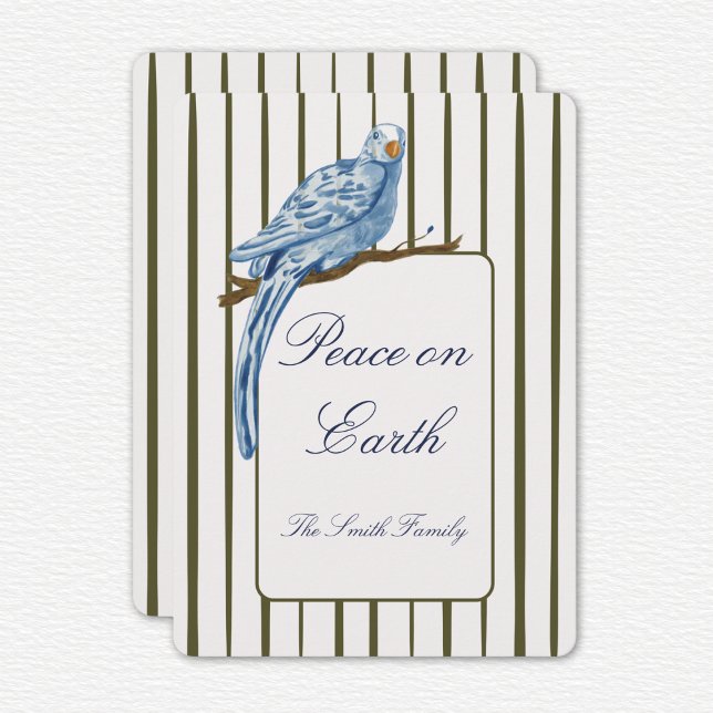 Striped Christmas Card Julkort (Skapare uppladdad)