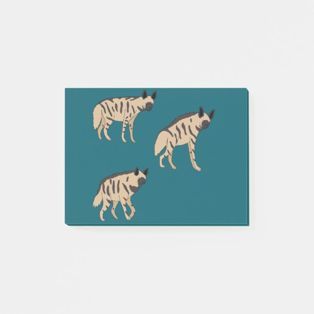 Striped Hyenas Post-it Block (Framsida)