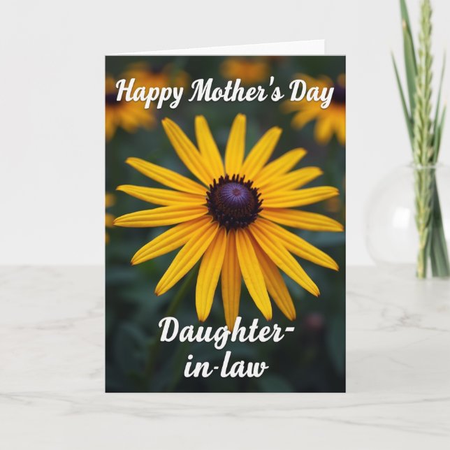 Striped Sunlit Blossom Card Kort (Framsida)