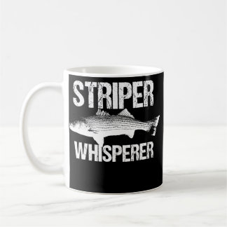 Striper Whisperer Cool Bass Fly Fishing Fish Kaffemugg