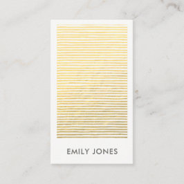 STRIPERIODEN FÖR STRIPEN GULD I MÖNSTER VISITKORT