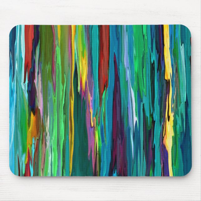 Stripesa ~ Mousepad Abstrakt Modern Retro Rand Musmatta (Framsidan)