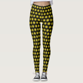 Stripey Boll Mönster Leggings