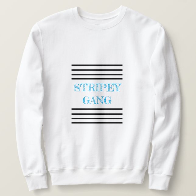 Stripey Gang Sweatshirt (Design framsida)