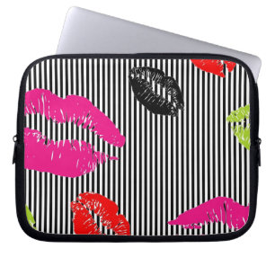 Stripey läpparlaptop sleeve