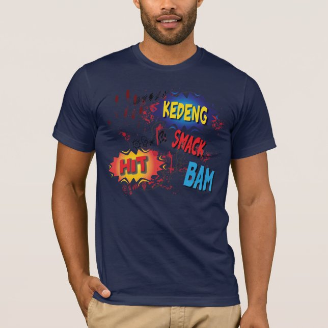 Stripgevecht krav maga t-shirt (Framsida)