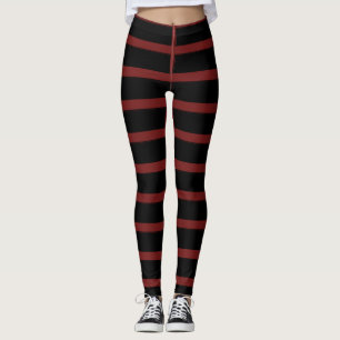 Strippade balkar leggings