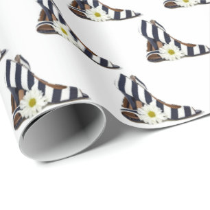 Strippade Högklackar med Daisy Presentpapper