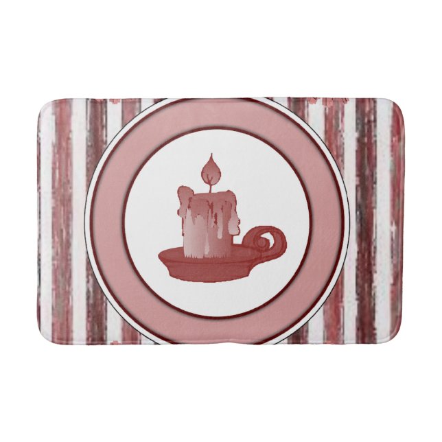 strippat badrumsbattljus badrumsmatta (Framsidan)