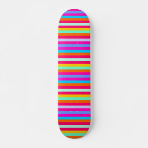 Stripy Färg Skateboard Bräda 20 Cm