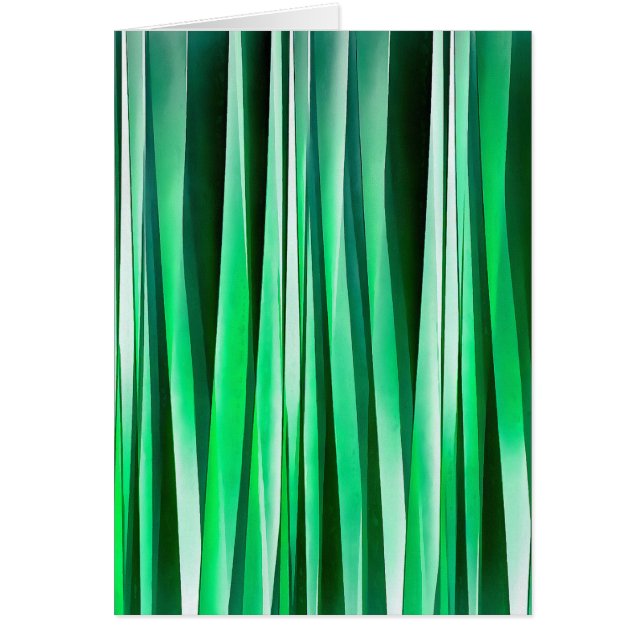 Stripy mönster för Aquamarinehav Hälsningskort (Framsidan)