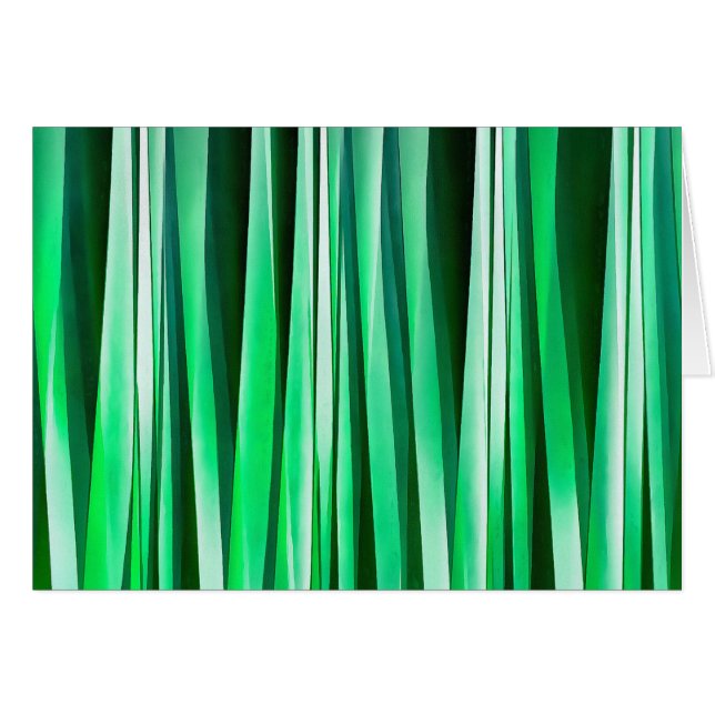 Stripy mönster för Aquamarinehav Hälsningskort (Framsidan Horizontal)