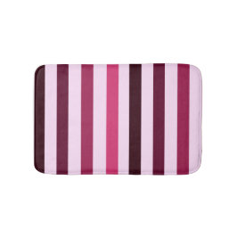 Stripy Red Rosa Bath Mat Badrumsmatta