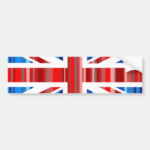 Stripy UK Bildekal