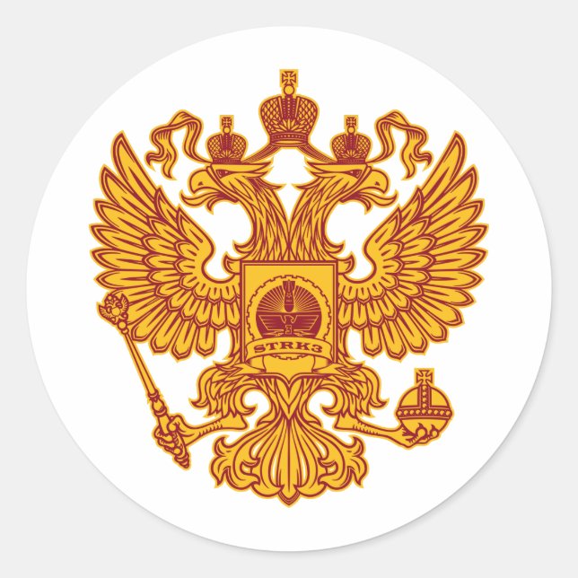 Strk3 Vapensköld Logotyp - etikett (Framsida)