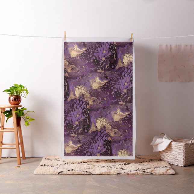 Strö guld bläck: tyg (In Situ)