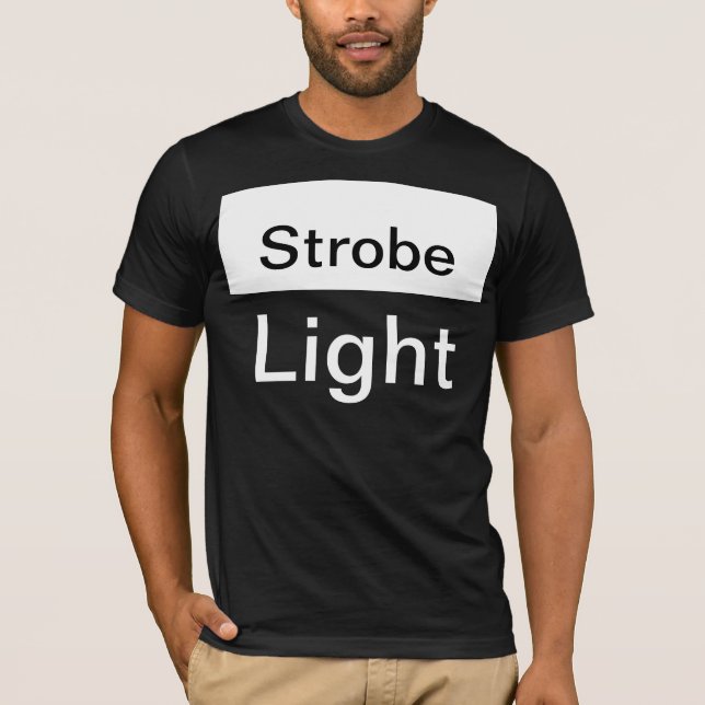 Stroben tänder T-tröja Tee (Framsida)