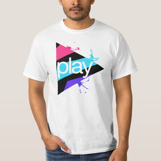 StrobeNetRecords svartlek knäppas logotypT-tröja T Shirt (Framsida)