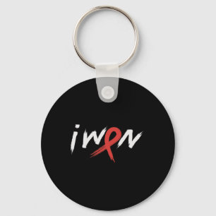 Stroke Awareness Red Ribbon I Won Brain Aneurysm S Nyckelring
