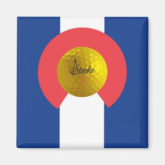 Stroke Colorado Flagga Magnet