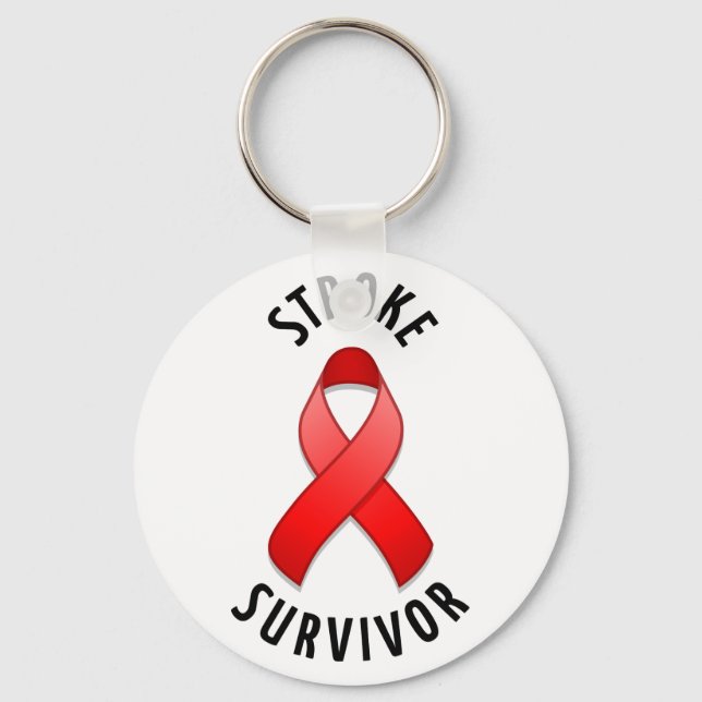 Stroke Survivor Keychain Nyckelring (Framsida)