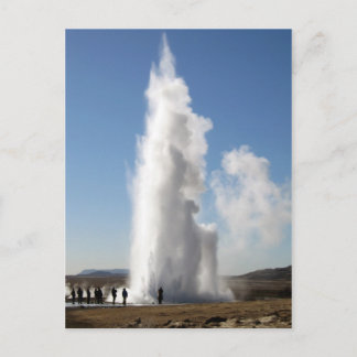 Strokkur-Geyser i Islandet Vykort