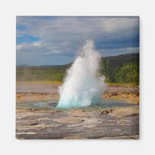 Strokkur Geyser-rutnät Magnet