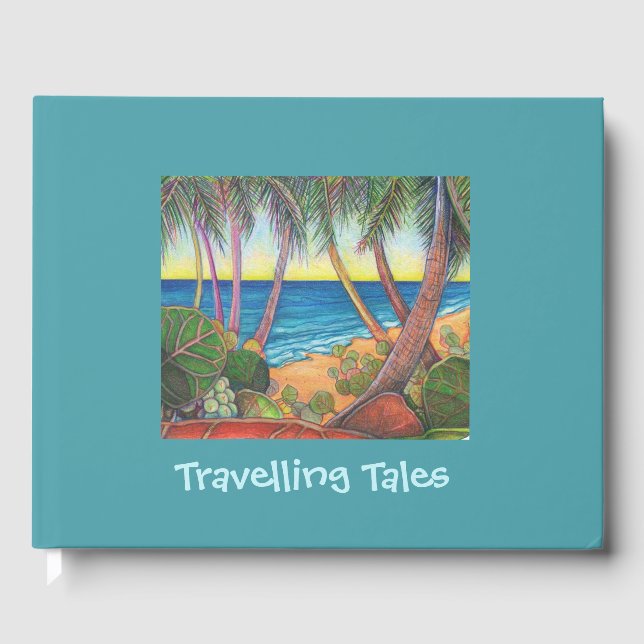 Stroll på havssidan (2) gästböcker (Framsida)