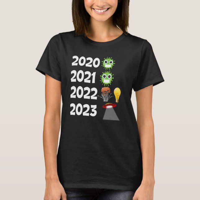 Strom Energy Alien Nyårsafton 2023 Bra Slip H T Shirt (Framsida)