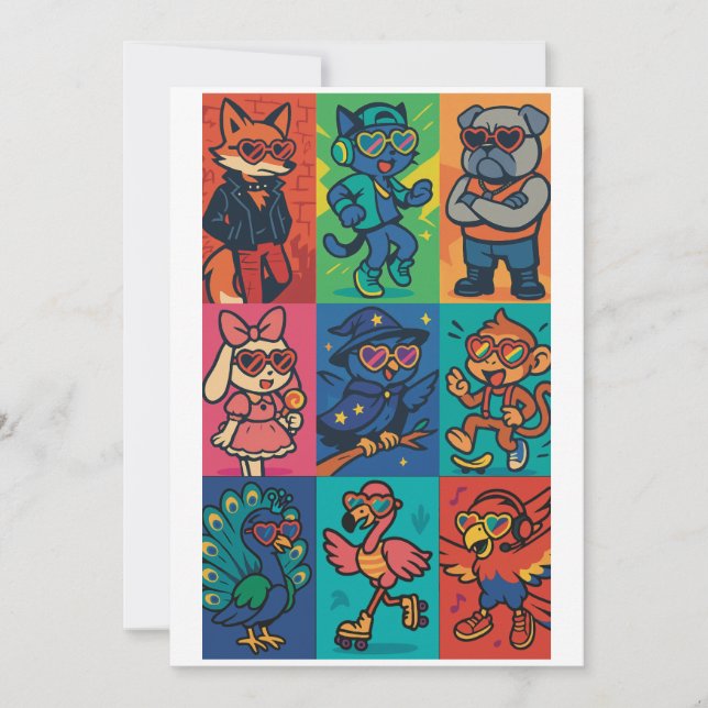 Ström och Beaster Inbjudningar (Framsida)