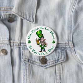 Ström till armbågen - knapp för St patrick's day