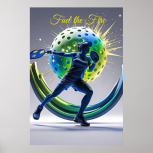 Strömavbrott i Pickleball - Energi i Rörelse Poster