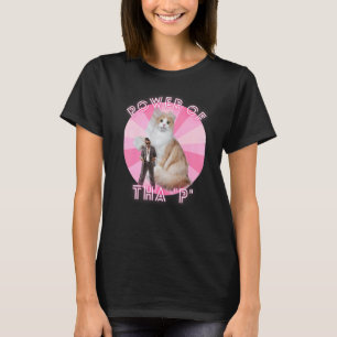 Strömavtagningseffekt för ironiskt kattmembran Hip T Shirt