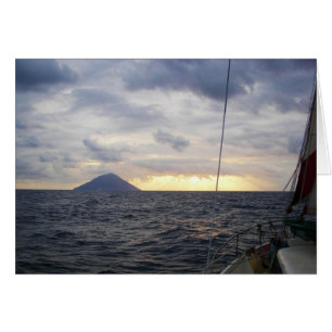 Stromboli Hälsningskort