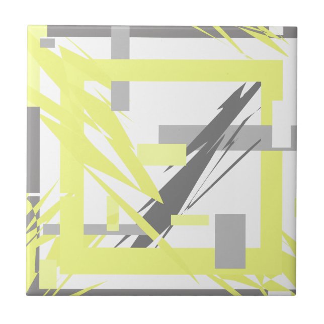 Strömbrytare - Abstrakt Art Kakelplatta (Framsidan)