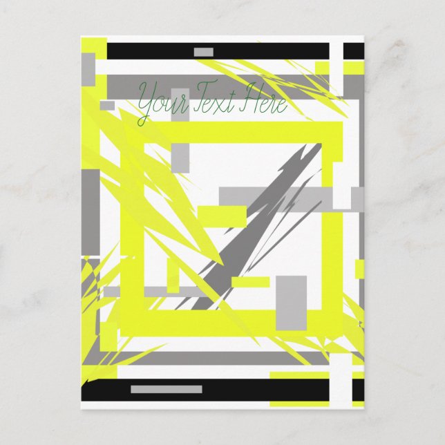 Strömbrytare - Abstrakt Art Vykort (Framsida)