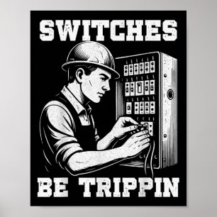 Strömbrytare är lätta att prova elektriskt arbete poster
